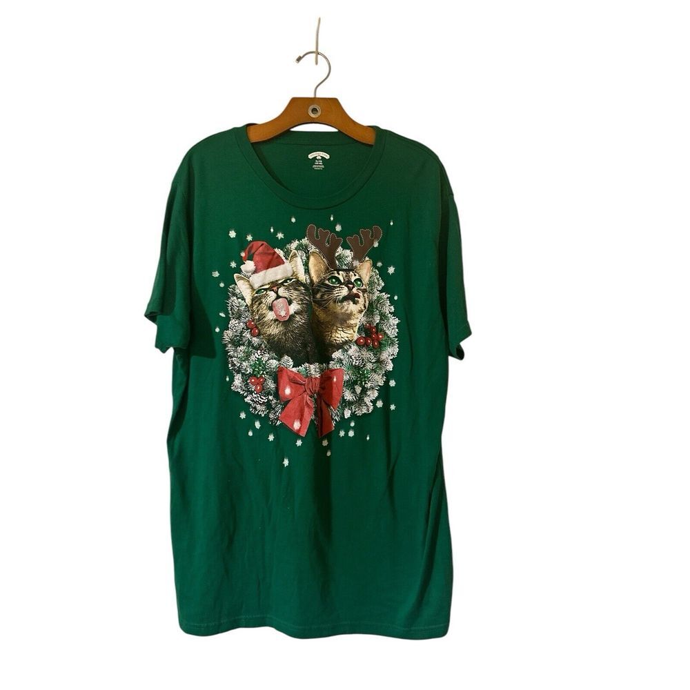Holiday Time unisex Fun Ugly Christmas Tee perfect for Holiday‎ Parties XL